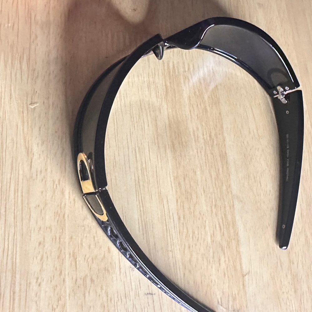 Dior Black Sunglasses with Gold Detail
